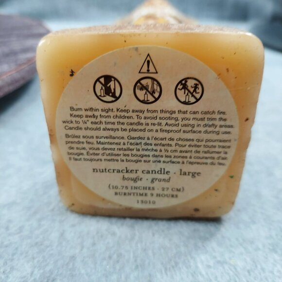 Pottery Barn Vintage Hand-Crafted Nutcracker Soldier Candle Holders Pair - Picture 12 of 12